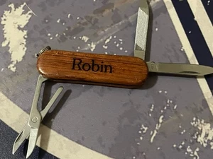 Vintage Mt Rushmore personalisiertes Souvenir Taschenmesser/Multitool ROBIN - Bild 1 von 4