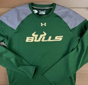 Under Armour x USF Bulls Sweatshirt Coldgear Protect This House Pullover Men XL - Picture 1 of 8