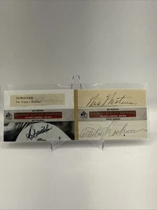 2011 SP Legendary Cuts Quad Cut Signatures 1/5 Durocher, Wilhelm, Westrum...AUTO - Picture 1 of 2