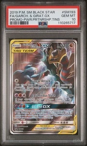 Pokemon Garchomp & Giratina GX Power Partnership Tin Full Art Promo SM193 PSA 10 - Picture 1 of 3