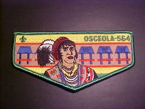 OA OSCEOLA LODGE 564 F3a FLAP MINT - Picture 1 of 1