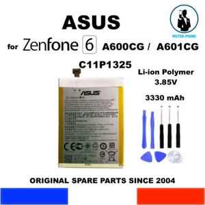 ORIGINAL BATTERY ASUS C11P1325 OEM 3330mAh ZENFONE 6 A600CG A601CG 12Wh 3,8V - Photo 1 sur 10