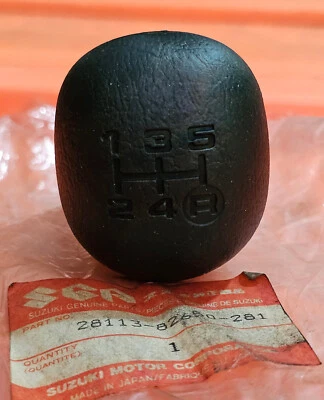 SUZUKI JIMNY SAMURAI SIERRA SJ413 GEAR SHIFTER CONTROL LEVER KNOB 5 SPEED NOS Foto 1 de 4