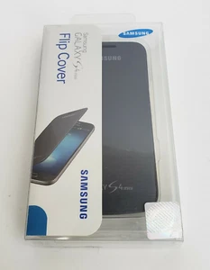 Samsung Original Galaxy S4 Mini Flip Cover Phone Case Black Phone Accessories - Picture 1 of 7