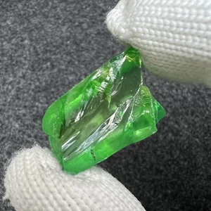 71CTS Green Lab-Created Corundum Rough | Flame Fusion | Extremely *Rare - Picture 1 of 5