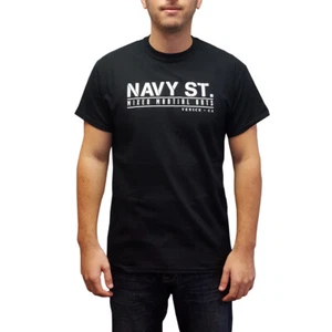Navy St T-Shirt Kingdom MMA Mixed Martial Arts Gym TV Street Black Peter Series - Picture 1 of 4