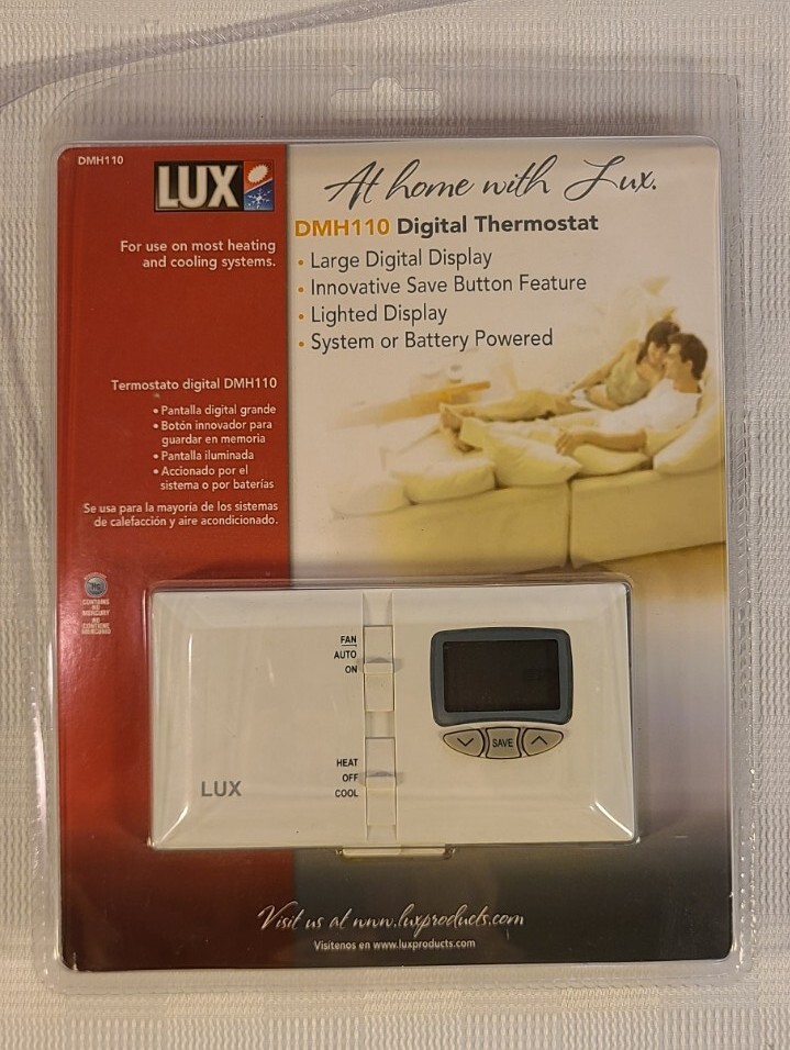 Lux DMH110 Manual Digital Thermostat | eBay
