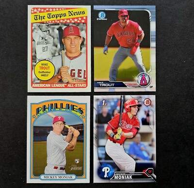 2021 Topps Fire Mickey Moniak Purple Foil Auto RC /50 Phillies