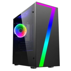 Gaming PC i5 FAST Computer GT710 8GB RAM 1TB HDD Budget PC Tower Windows 10 WIFI - Picture 1 of 1