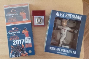 houston astros springer ring 2017 8 dvd world series bregman walkoff bobblehead - Picture 1 of 24