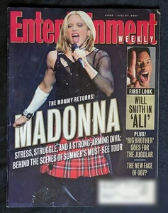 Entertainment Weekly Madonna Cover July 2001 #606 Drowned World Tour - Picture 1 of 7