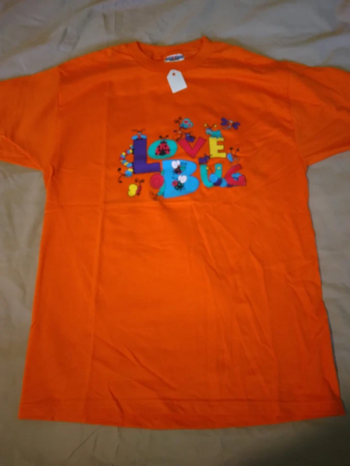 Camiseta Niños XL 18 Naranja con Estampado Love Bug 277463 Foto 1 de 1