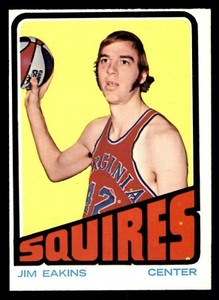 1972 Topps Basketball #213 Jim Eakins EX/MT *d16