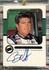 2001 PRESS PASS RACING BOBBY LABONTE, AUTO, PRESS PASS SIGNINGS - Imagen 1 de 2