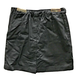 Lands' End School Uniform Girls At Knee Chino Skort Black Size 8 - Picture 1 of 4
