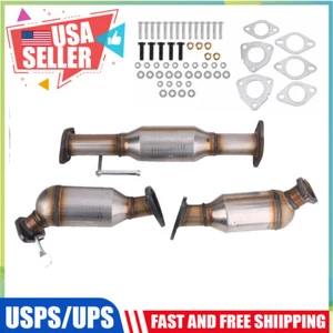 All 3PCS Catalytic Converter EPA For 2007-17 GMC Acadia 08-17 Buick Enclave 3.6L - Picture 1 of 17