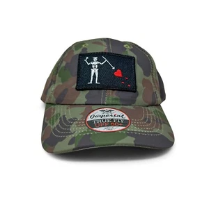 Blackbeards Flag Patch Hat | Frogskin Camo | Ball Cap - Picture 1 of 2