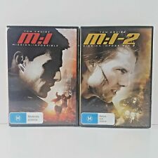 Mission Impossible 1 & 2 | Tom Cruise | Sealed DVDs | Action Adventure Region 4