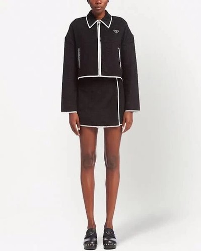 PRADA giacca con zip in spugna taglia 42 $1620 00