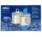 Braun Brita Pure Aqua Coffee Water Filter Cartridge KWF2 New 2 Pack MR9