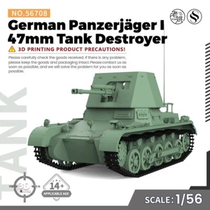 SS56708 1/56 Military Model Kit German Panzerj?ger I 47mm Tank Destroyer - Picture 1 of 5
