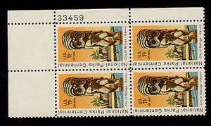 US 1972 Plate Block of National Park Airmail Stamp #C84 MNH FREE Ship after 1st - Picture 1 of 1