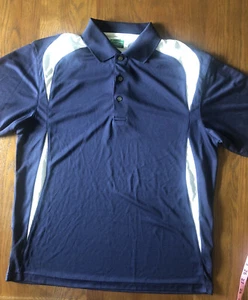 Ben Hogan Performance Golf Men’s Polo Blue Shirt Size Medium - Picture 1 of 3
