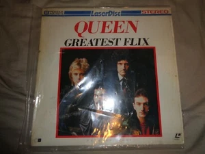 QUEEN FREDDIE MERCURY GREATEST FLIX LASER DISC LASERDISC rare - Imagen 1 de 4