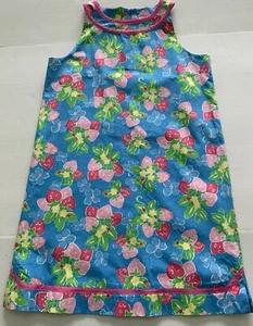 Lilly Pulitzer Strawberry Fields Girls Dress Sz 14 NWOT - Picture 1 of 3
