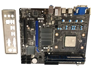 MSI 760GM-P23(FX) MS-7641 ver: 3.0 AM3 DDR3 Motherboard W/ AMD FX 6300 & 8GB RAM - Picture 1 of 8