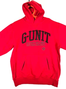 Sudadera con capucha roja de peso pesado Y2K G-Unit Tools of The Trade talla XL de gran tamaño - Imagen 1 de 19