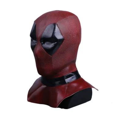 Deadpool 2 Wade Wilson Cos Helmet XMen Halloween Fancy Ball Soft Latex Mask Prop - Image 1 of 4