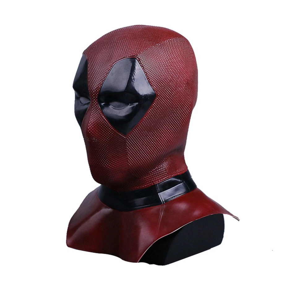 Deadpool 2 Wade Wilson Cos Helmet XMen Halloween Fancy Ball Soft Latex Mask Prop - Image 1 of 4