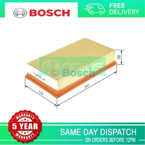 Fits Saab 9-3 1998-2003 900 1993-1998 2.0 2.3 2.5 Bosch Air Filter - Picture 1 of 12