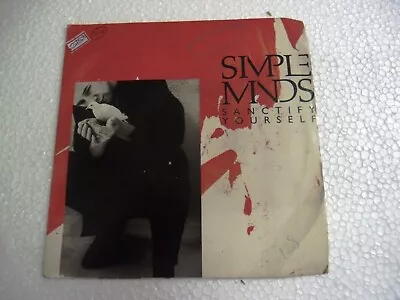 SIMPLE MINDS SM 1  RARE SINGLE 7" 45 UK record VG+ - Image 1 of 4