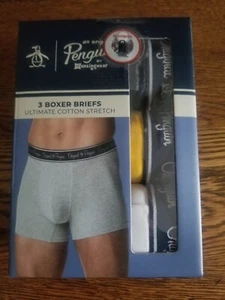 Confezione 3 Boxer Uomo Originale Pinguino Cotone Elasticizzato X-Large (40-42) 0955 - Foto 1 di 3