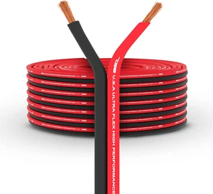 DS18 SW-16GA-100RB 16-GA Ultra Flex Speaker Wire Red and Black 100 Ft - Speaker - Picture 1 of 12