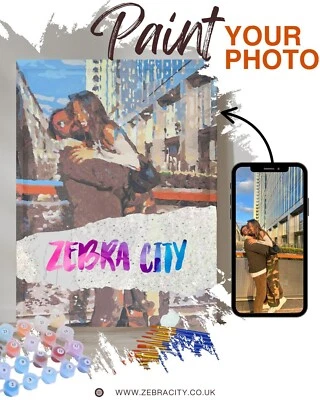 CUSTOM PAINT BY NUMBERS - CANVAS PRINTING - PERSONALISED GIFTS - Image 1 of 4