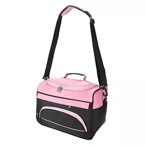 Large Pro Hairdressing Hair Equipment Salon Carrying Bag Storage Rose Pink TOU - Picture 1 of 12