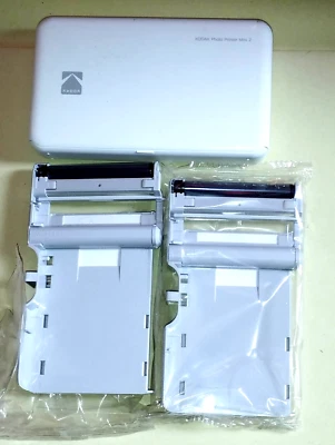 Stampante Kodak Mini 2 Per Smartphone IPhone O Android + Due Cartucce Nuove - Immagine 1 di 4