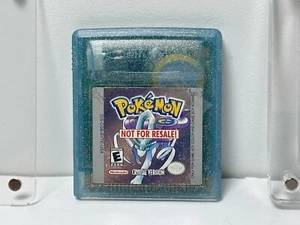 Pokemon Crystal Version (Game Boy Color, 2001) - "Not for Resale” Edition NFR - Picture 1 of 14