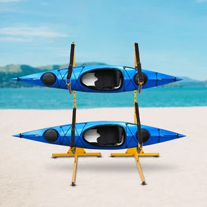 Kayak Storage Rack Free Standing Storage Rack f/ Kayak Double Kayak Storage Rack - Picture 1 of 19