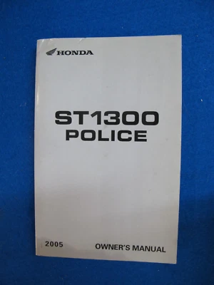 2005 Honda ST1300 Police New NOT A COPY Original Owners Manual  f606 - Image 1 of 4