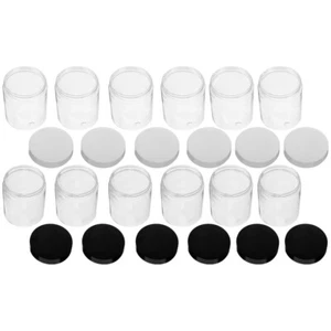 12 Pcs Plastikdosen Mit Deckel Tee-Aufbewahrungshalter Behälter Gewürztöpfe - Bild 1 von 15
