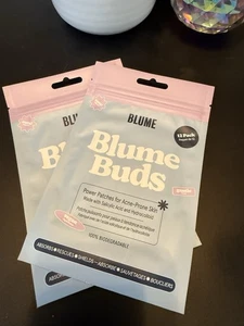 NEW 2X Blume Buds Acne Power Patches Travel Packs 12 Patches Each (24 Total) - Picture 1 of 6