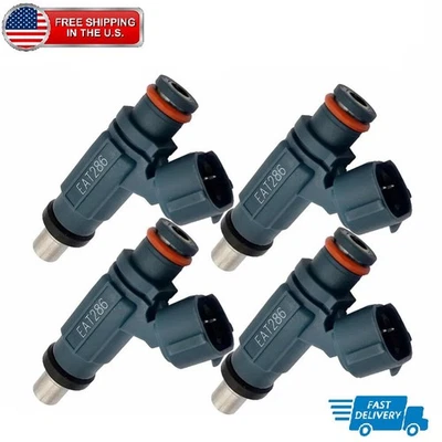 4x Fuel Injectors for Kawasaki Ninja ZX-14 ZX-10R 06-07 KX450F EAT286 49033-0010 - Image 1 of 4