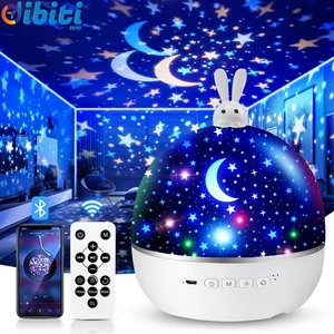 Proiettore Stelle Soffitto Bambini, 15 Films Luce Notturna Bambini, Bluetooth Mu - Foto 1 di 13