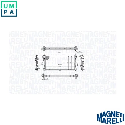 RADIATOR ENGINE COOLING 350213215400 FOR FIAT DUCATO/Platform/Chassis/Van/Bus - Image 1 of 4