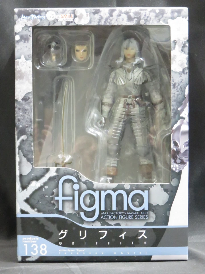 Figura de acción FIGMA 138 Movie Berserk: Griffith Max Factory (sin abrir) Foto 1 de 4