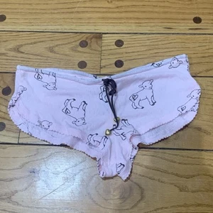 Juicy Couture Pam Gela Lullabye intimi rosa pecora pigiama mutandine piccole - Foto 1 di 8